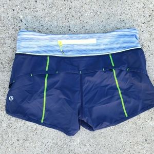 Lululemon speed shorts navy
